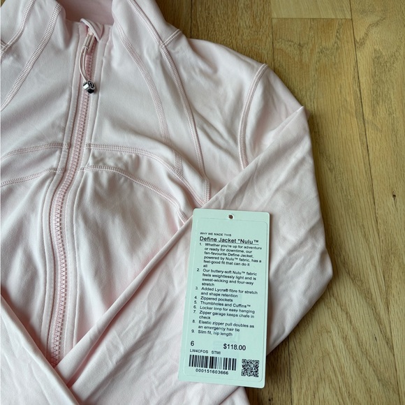 lululemon define jacket nulu strawberry milkshake RARE! - Picture 9 of 14
